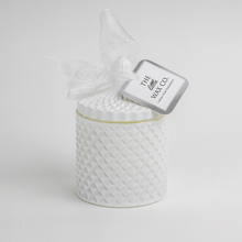 Candle - Diamond - Matte White - The Little Wax Company - Handmade Wax Melts & Candles, Reed Diffusers & Room Sprays made with Soy Wax in Dublin, ireland