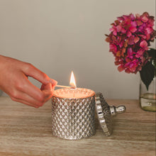 Candle - Diamond - Chrome - The Little Wax Company -  Handmade Wax Melts & Candles, Reed Diffusers & Room Sprays made with Soy Wax in Dublin, ireland