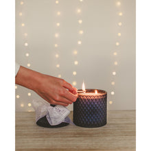 Candle - Large Diamond - Navy Blue - The Little Wax Company -  Handmade Wax Melts & Candles, Reed Diffusers & Room Sprays made with Soy Wax in Dublin, ireland